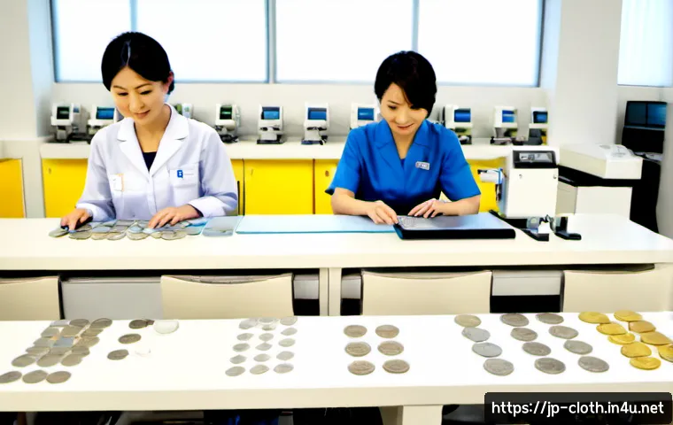 의류기술 관련 직종별 연봉 비교 - Photorealistic split-screen comparison of two apparel technology careers: a fashion textile engineer...